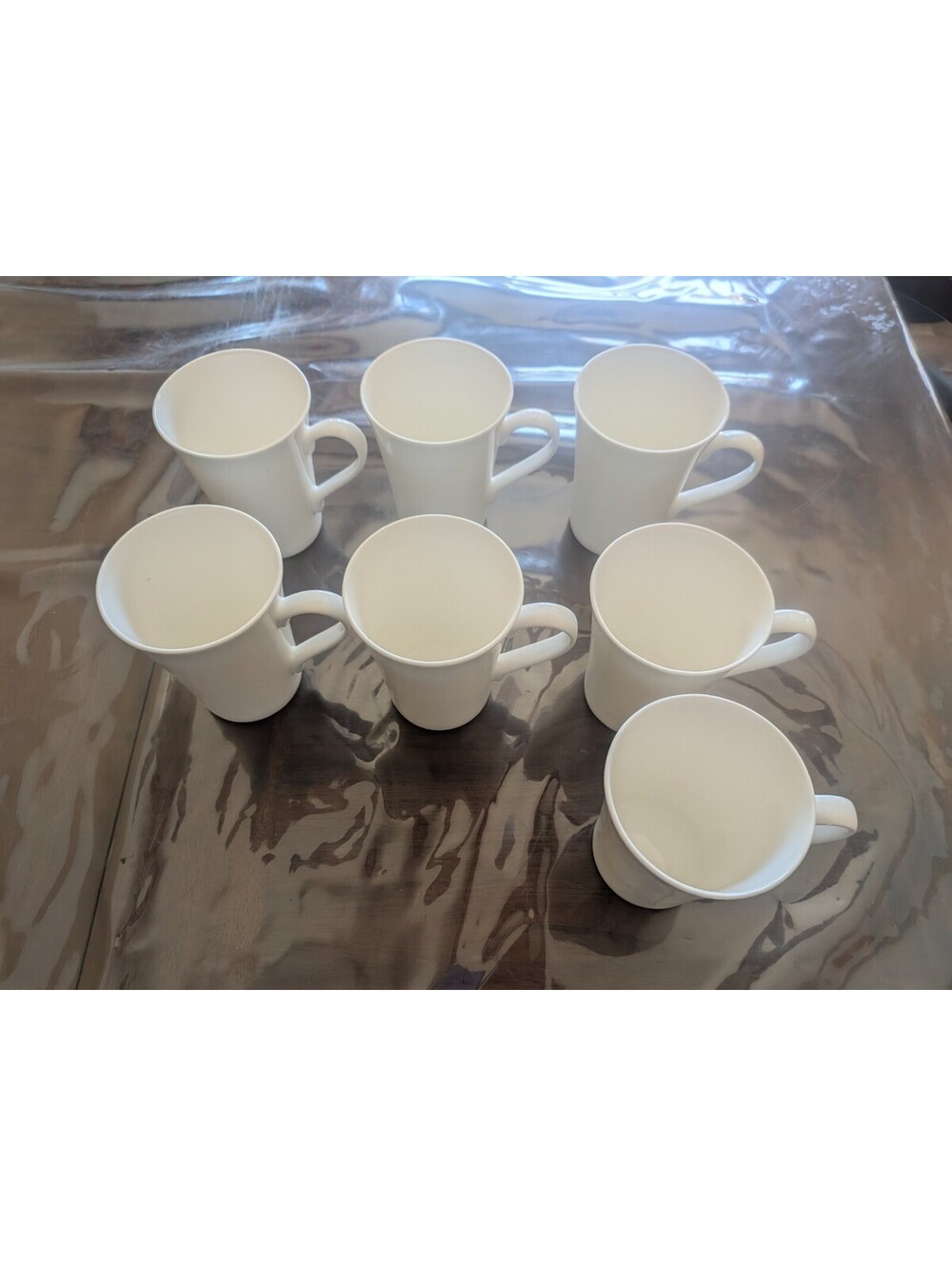 Mikasa Bone China LAUSANNE White Mugs - Set of 7